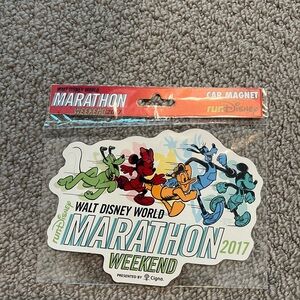 Disney Marathon Weekend Car Magnet